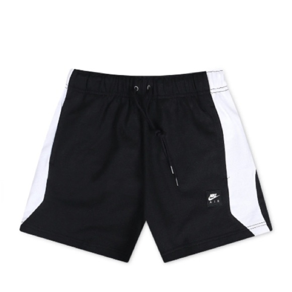 Nike Air Men's 2XL Fleece Shorts Standard Fit Above Knee Hj0293-010 Black White